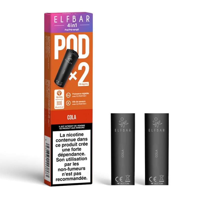 Cartouche EB 4in1 Cola - Elfbar pas cher