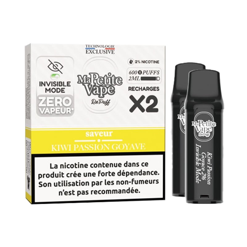 Cartouches RePuff Smokeless Kiwi Passion Goyave - Ma Petite Vape pas cher