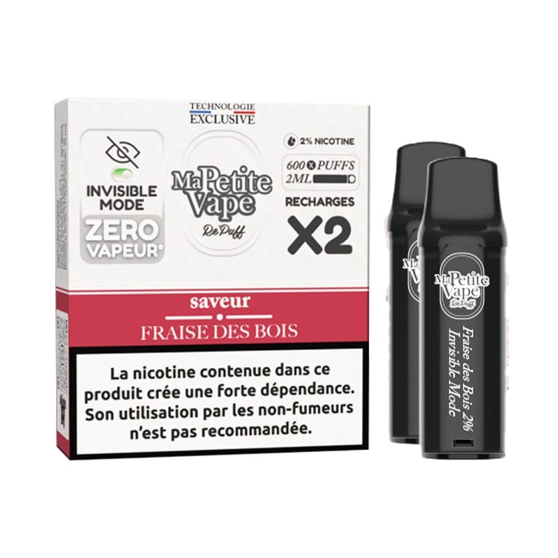 Cartouches RePuff Smokeless Fraise des Bois - Ma Petite Vape pas cher