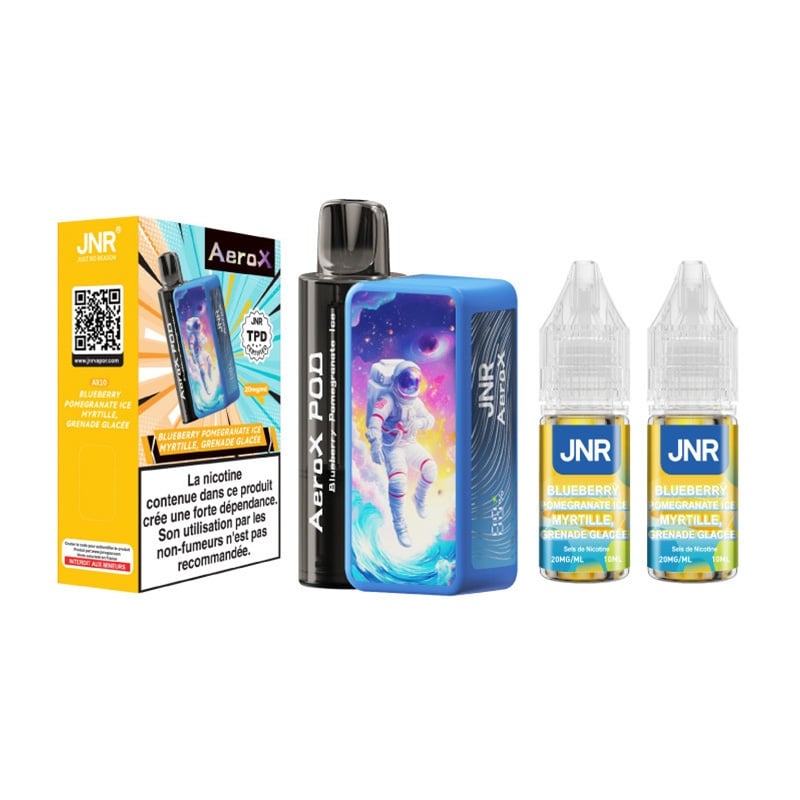 Puff JNR AeroX 32K Blueberry Pomegranate Ice - JNR pas cher