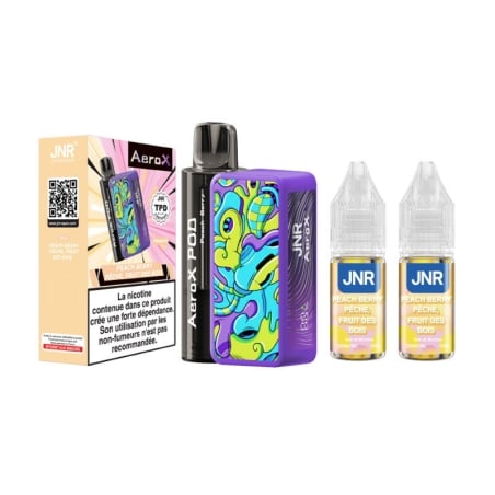 Puff JNR AeroX 32K Peach Berry - JNR pas cher