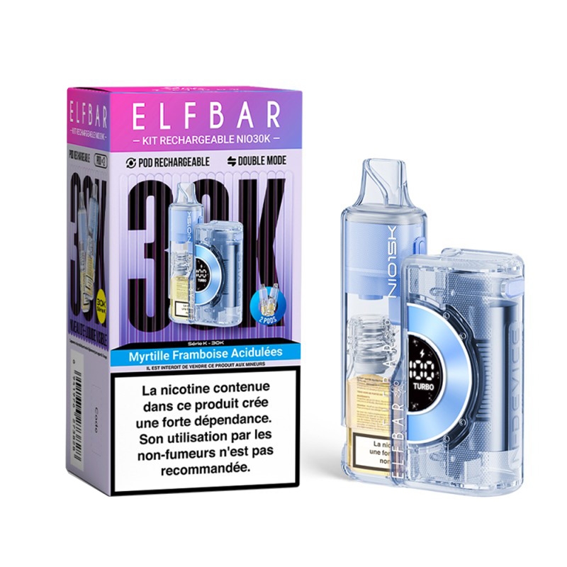 e-liquid Puff NIO 30K Tangy Blueberry Raspberry - ElfBar cheap