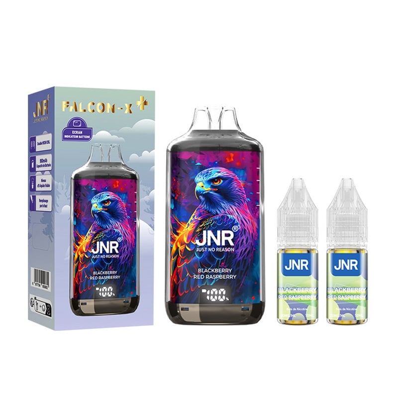Puff JNR Falcon-X Blackberry Red Raspberry - JNR pas cher