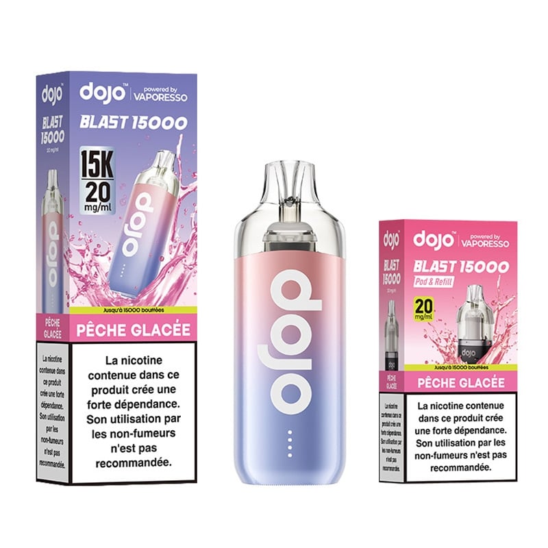 e-liquide Puff Dojo Blast 30K Pêche Glacée - Vaporesso pas cher