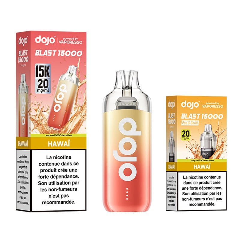Cigarettes Electroniques Puff Dojo Blast 30K Hawaï - Vaporesso pas cher