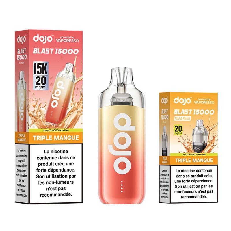 Cigarettes Electroniques Puff Dojo Blast 30K Triple Mangue - Vaporesso pas cher