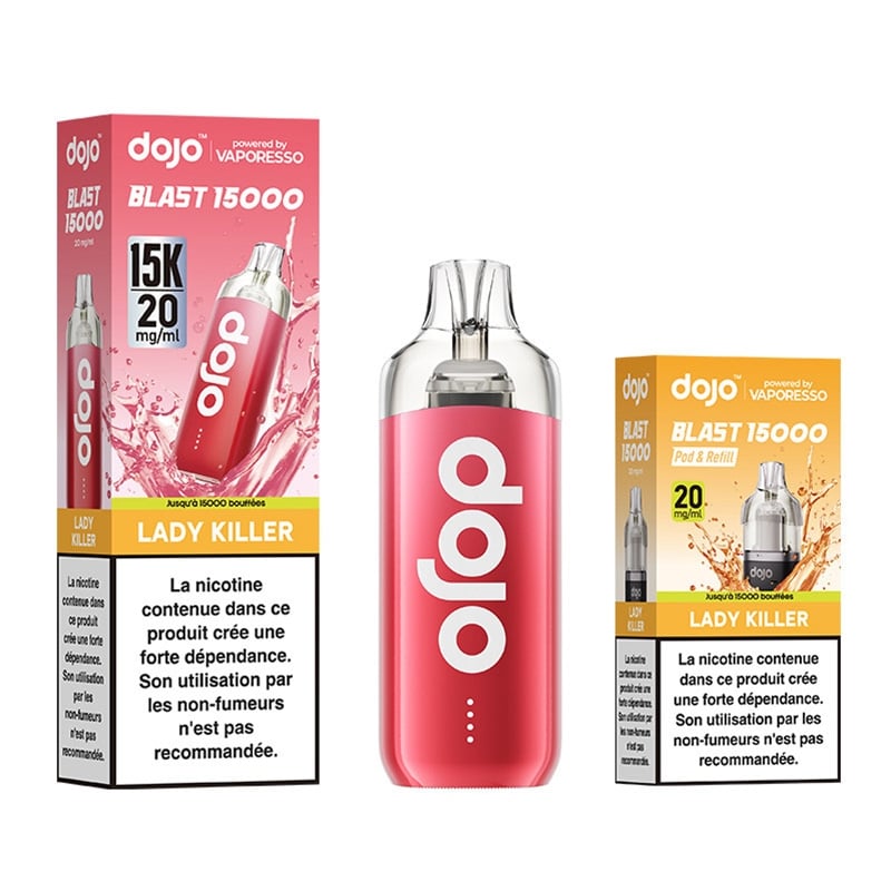 Cigarettes Electroniques Puff Dojo Blast 30K Lady Killer - Vaporesso pas cher