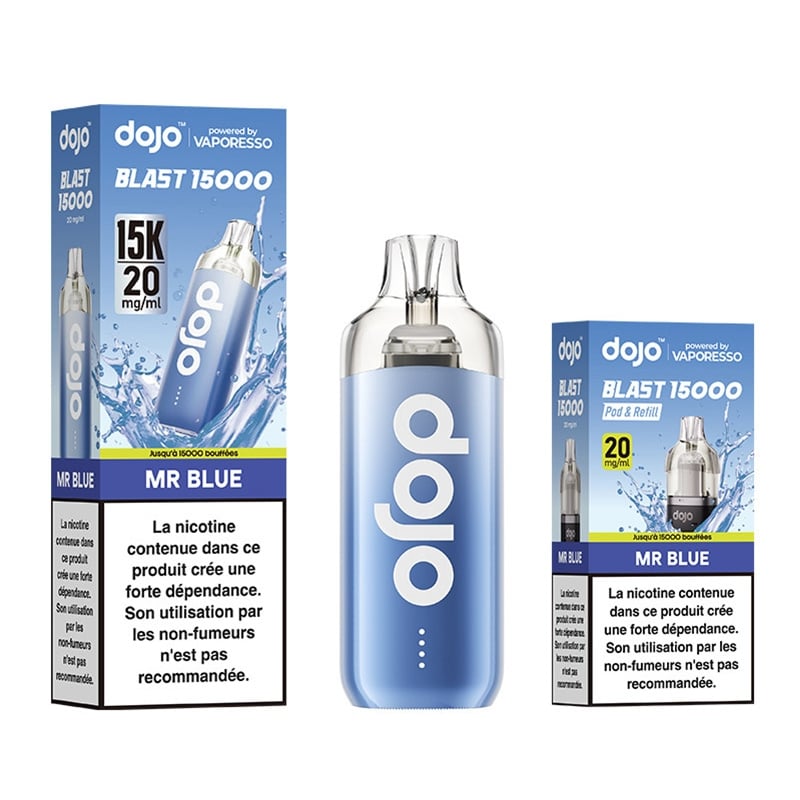 Cigarettes Electroniques Puff Dojo Blast 30K Mr Blue - Vaporesso pas cher