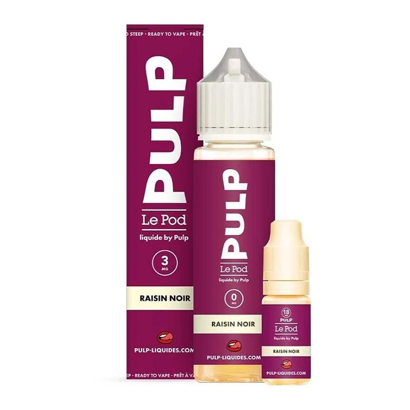 e-liquide Raisin Noir 60 ml Le Pod Liquide - Pulp pas cher