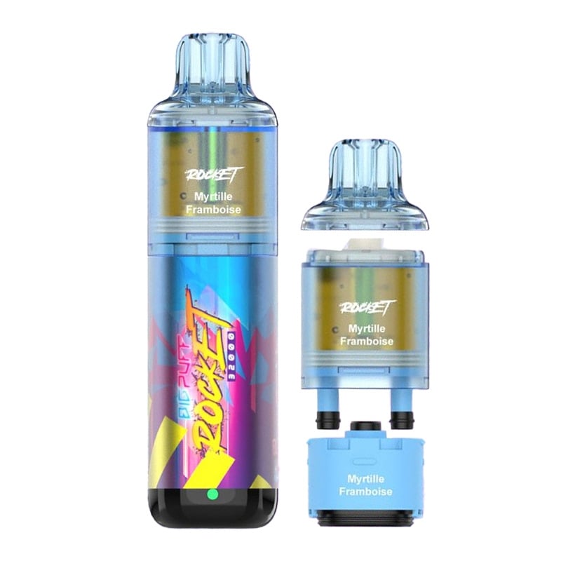 e-liquide Big Puff Rocket 32K Myrtille Framboise - Big Puff pas cher