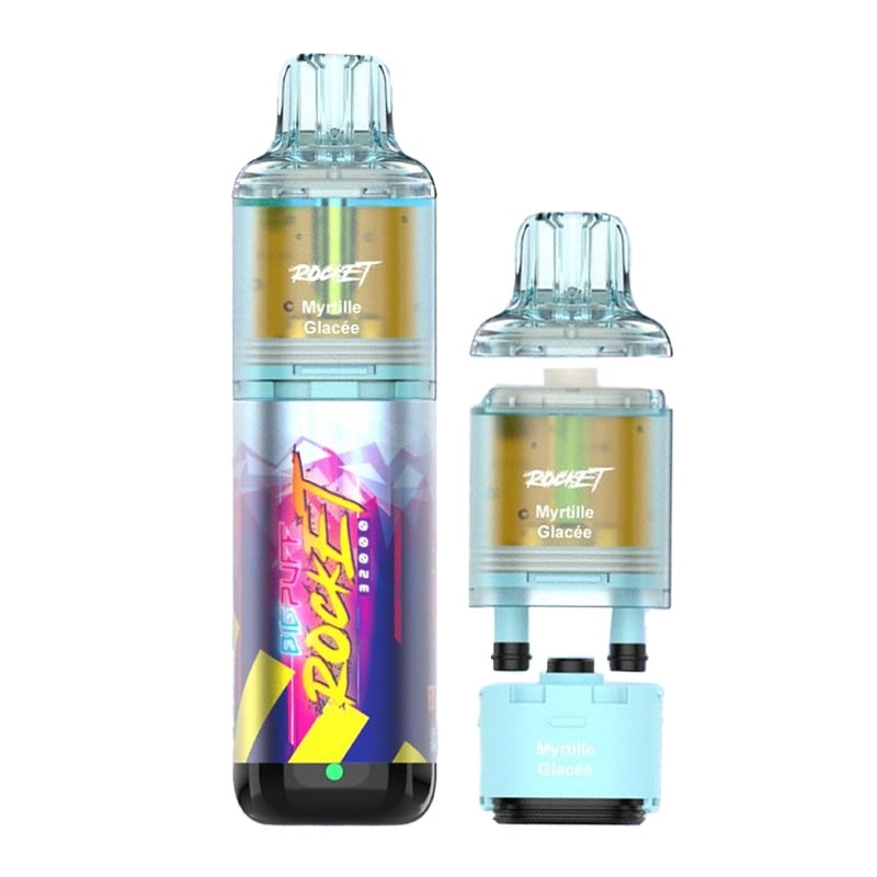 e-liquide Big Puff Rocket 32K Myrtille Glacée - Big Puff pas cher