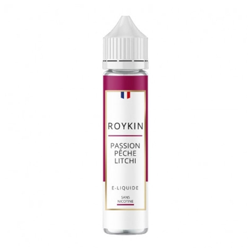 e-liquide Passion Pêche Litchi 50 ml - Roykin pas cher