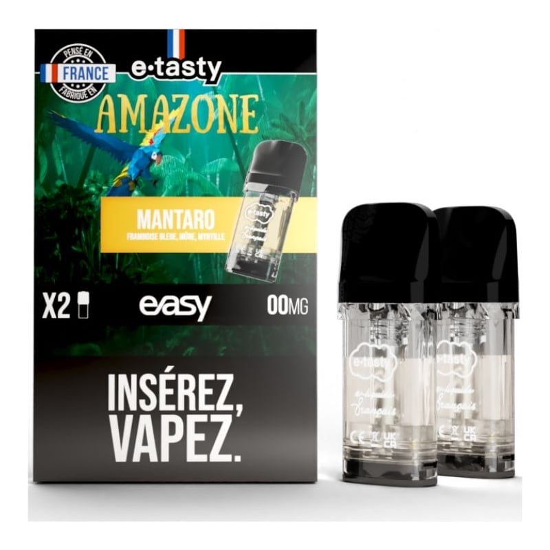 Cartouches Pod Easy saveur Mantaro - E.Tasty pas cher