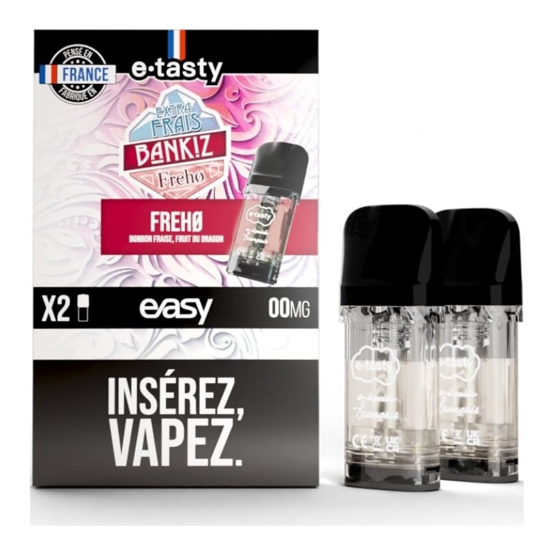Cartouches Pod Easy saveur Freho Extra Frais - E.Tasty pas cher