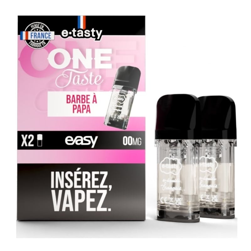 Cartouches Pod Easy saveur Barbe à Papa - E.Tasty pas cher