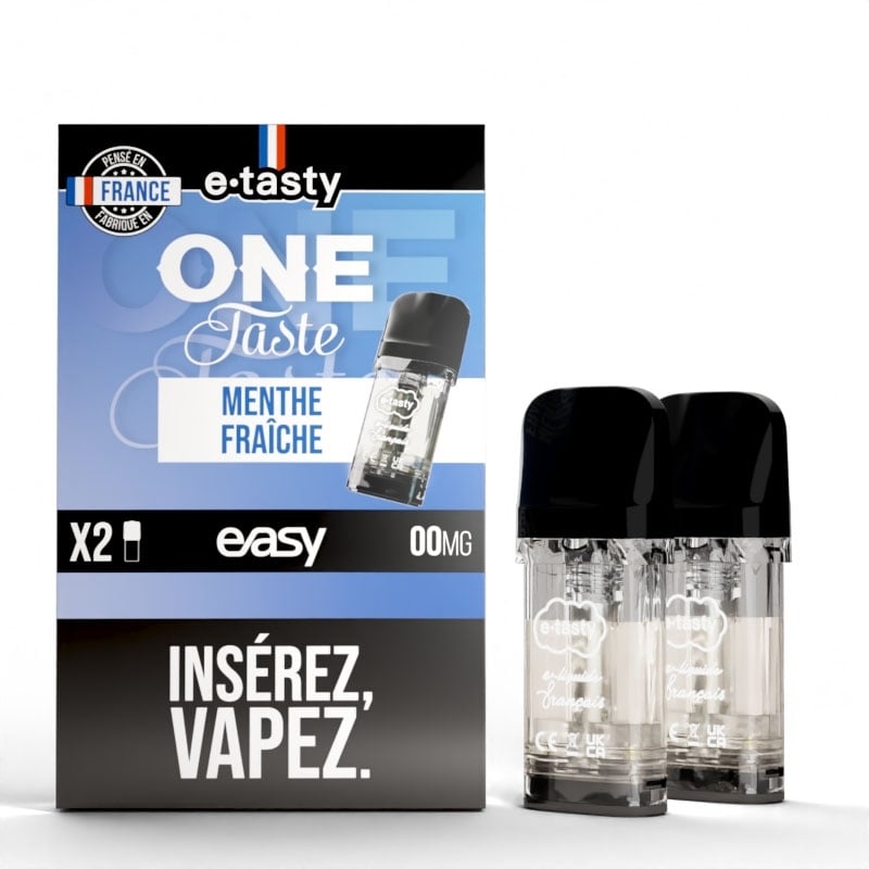 Cartouches Pod Easy saveur Menthe Fraîche - E.Tasty pas cher