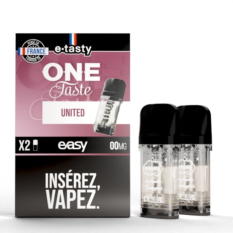 Cartouches Pod Easy saveur United - E.Tasty pas cher