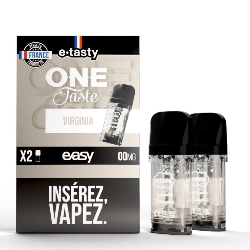 Cartouches Pod Easy saveur Virginia - E.Tasty pas cher