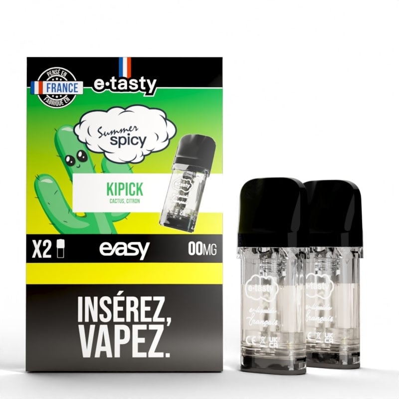 Cartouches Pod Easy saveur Kipick - E.Tasty pas cher