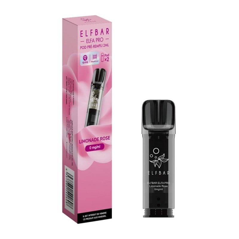 Cartouches Elfa Pro saveur Limonade Rose - Elfbar pas cher