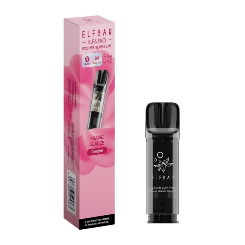 Cartouches Elfa Pro saveur Fraise Glacée - Elfbar pas cher