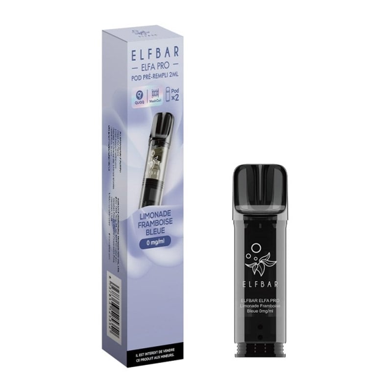Cartouches Elfa Pro saveur Limonade Framboise Bleue - Elfbar pas cher