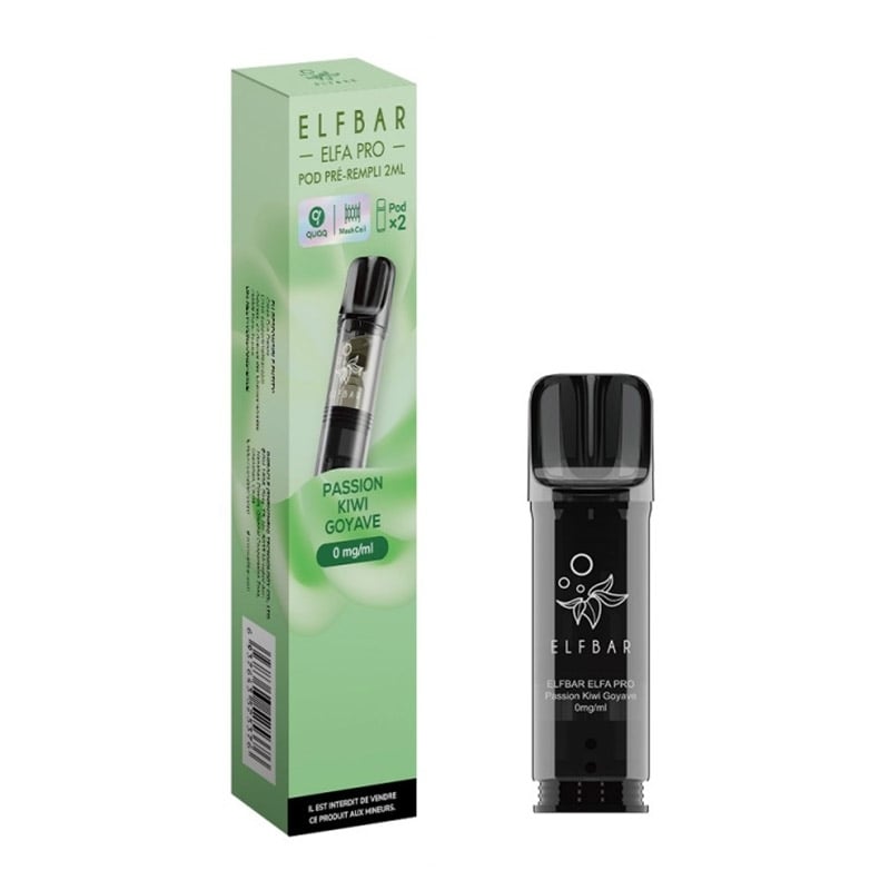 Cartouches Elfa Pro saveur Passion Kiwi Goyave - Elfbar pas cher