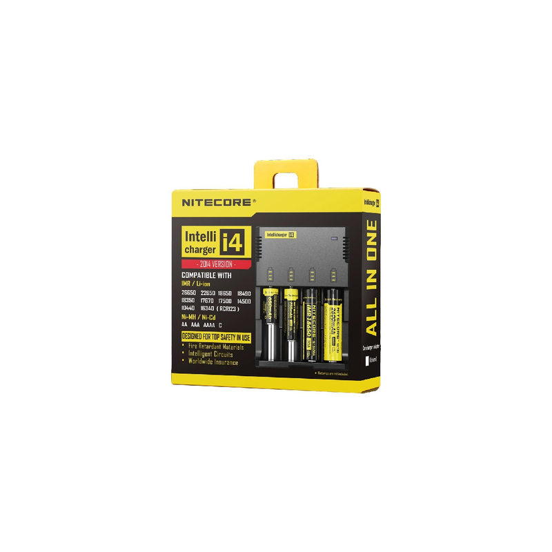 Chargeur Nitecore New i4 - Nitecore pas cher Chargeur Nitecore New i4 - Nitecore pas cher