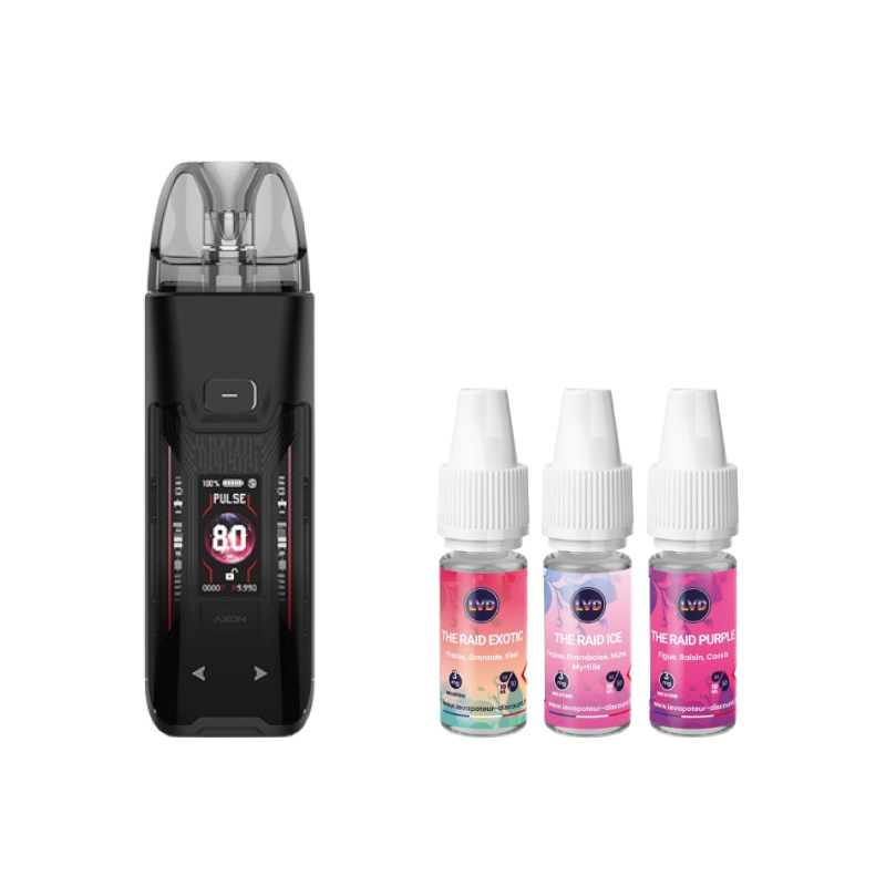 Pack Fruits Rouges Luxe XR Max 2 Black - LVD x Vaporesso | Le Vapoteur Discount
