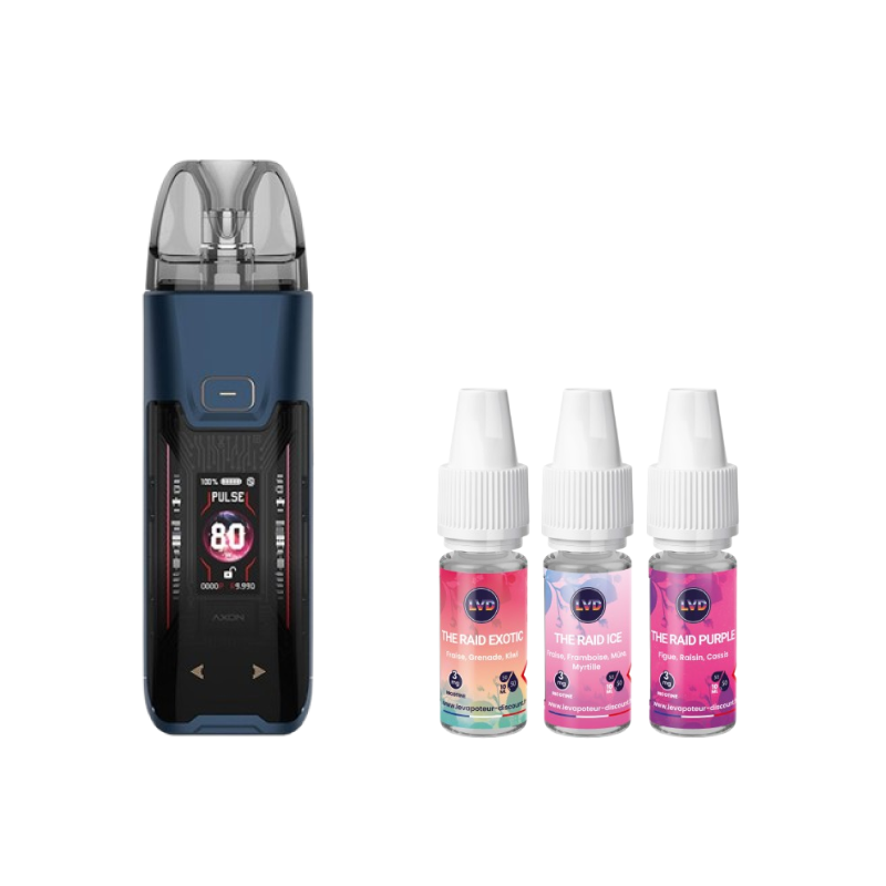 Pack Fruits Rouges Luxe XR Max 2 Blue - LVD x Vaporesso | Le Vapoteur Discount
