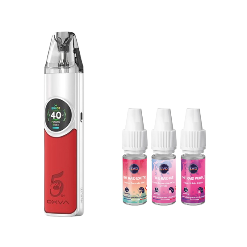 Pack Fruits Rouges Nexlim Green - LVD x Oxva | Le Vapoteur Discount