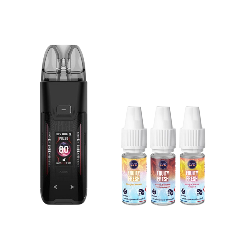 Pack Fruités / Frais Luxe XR Max 2 Black - LVD x Vaporesso | Le Vapoteur Discount