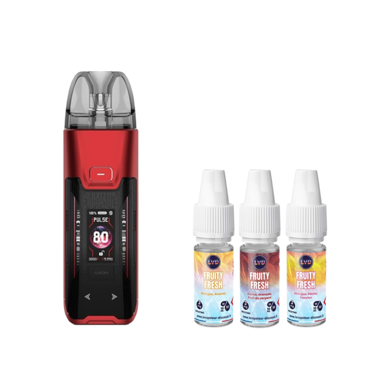 Pack Fruités / Frais Luxe XR Max 2 Red - LVD x Vaporesso | Le Vapoteur Discount