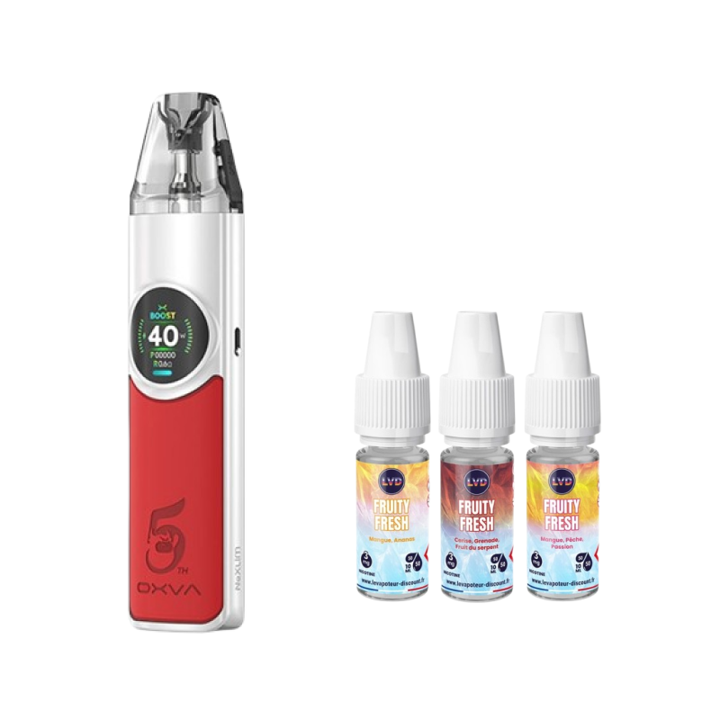 Pack Fruités / Frais Nexlim Red - LVD x Oxva | Le Vapoteur Discount