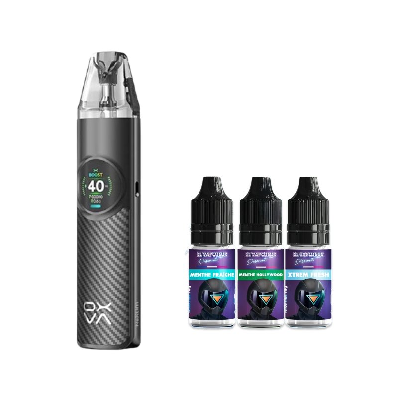 Pack Menthe Nexlim Black - LVD x Oxva | Le Vapoteur Discount