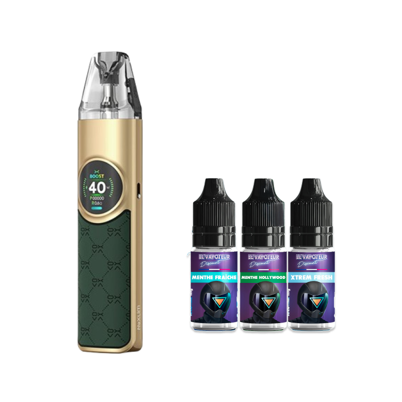 Pack Menthe Nexlim Green - LVD x Oxva | Le Vapoteur Discount