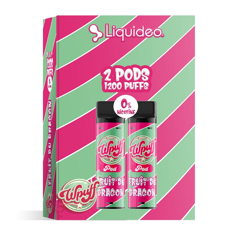 Wpuff 1800 2 Pods Dragon Fruit - Liquideo cheap