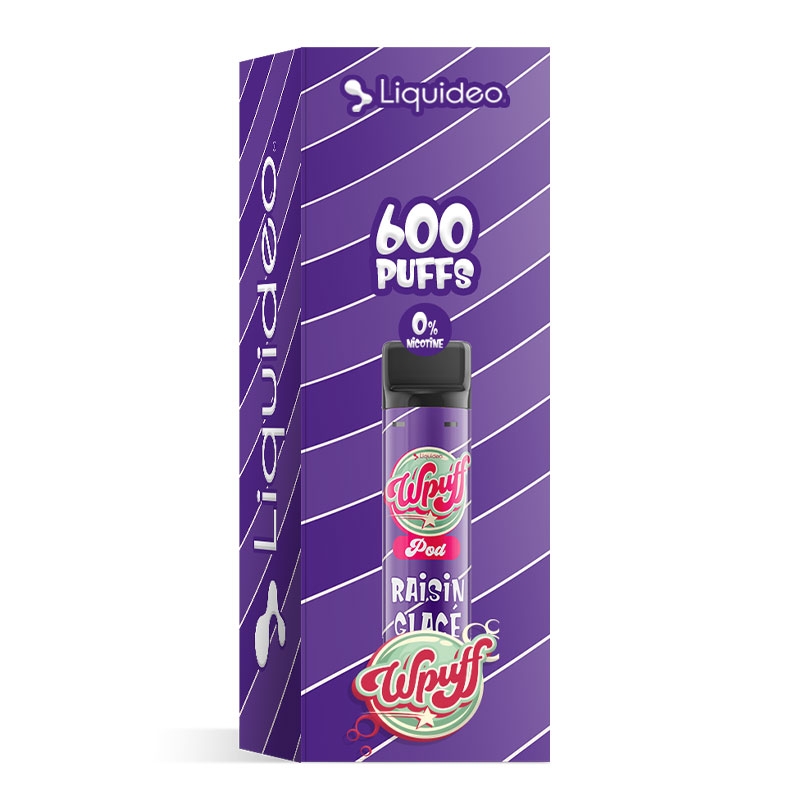 Wpuff 1800 1 Pod Iced Grape - Liquideo cheap