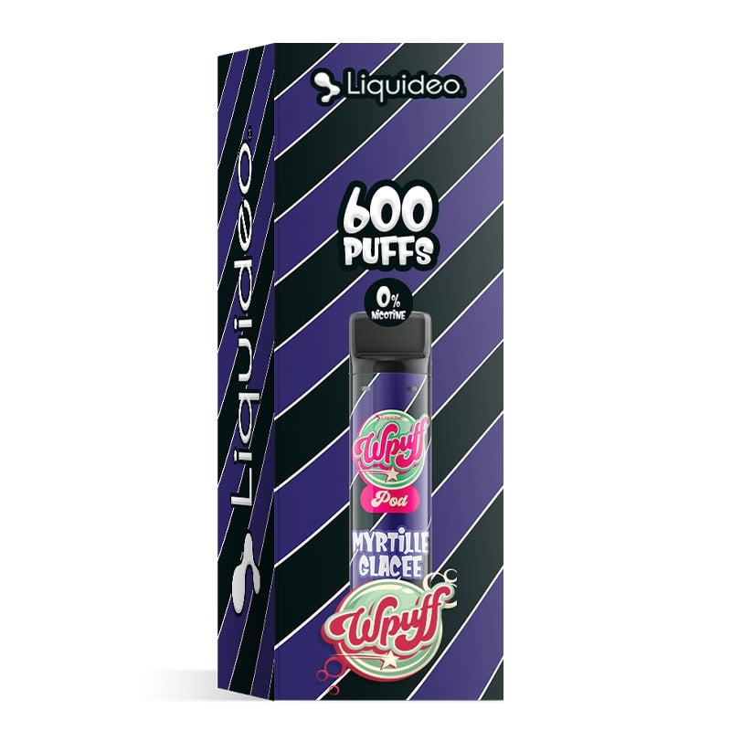 Wpuff 1800 1 Pod saveur Myrtille Glacée - Liquideo pas cher