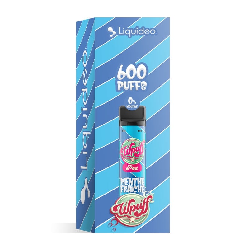 Wpuff 1800 1 Pod saveur Menthe Fraîche - Liquideo pas cher