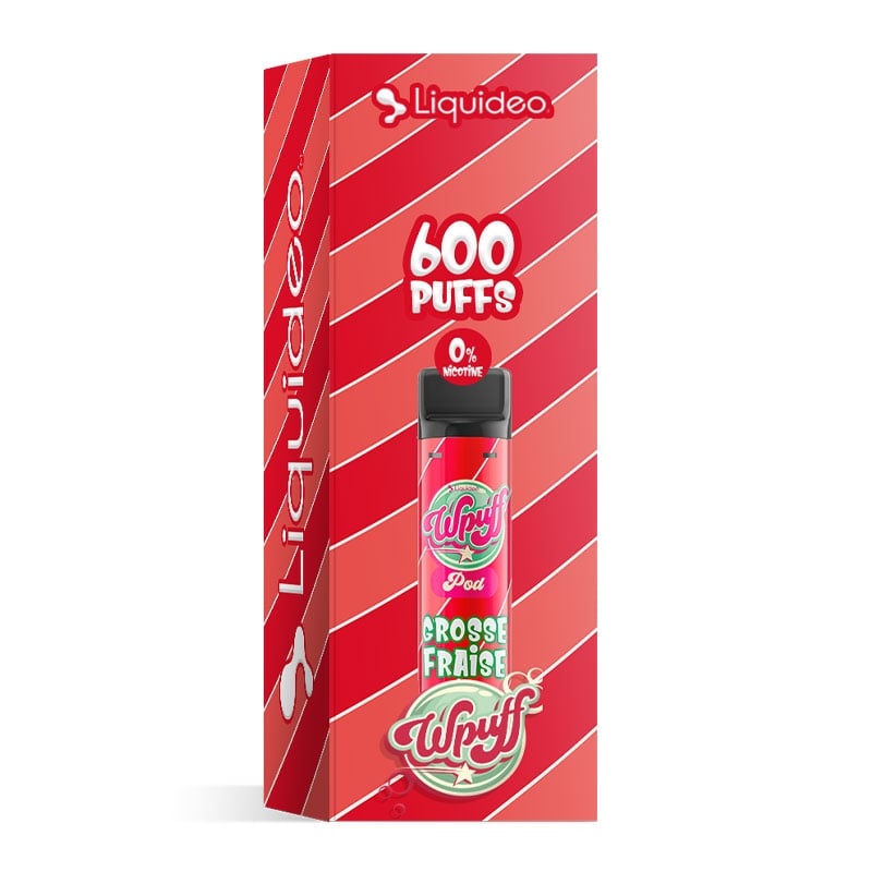 Wpuff 1800 1 Pod saveur Grosse Fraise - Liquideo pas cher