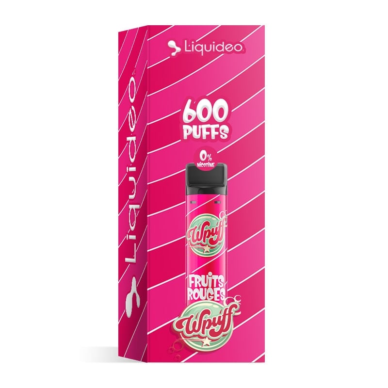 Wpuff 1800 1 Pod saveur Fruits Rouges - Liquideo pas cher