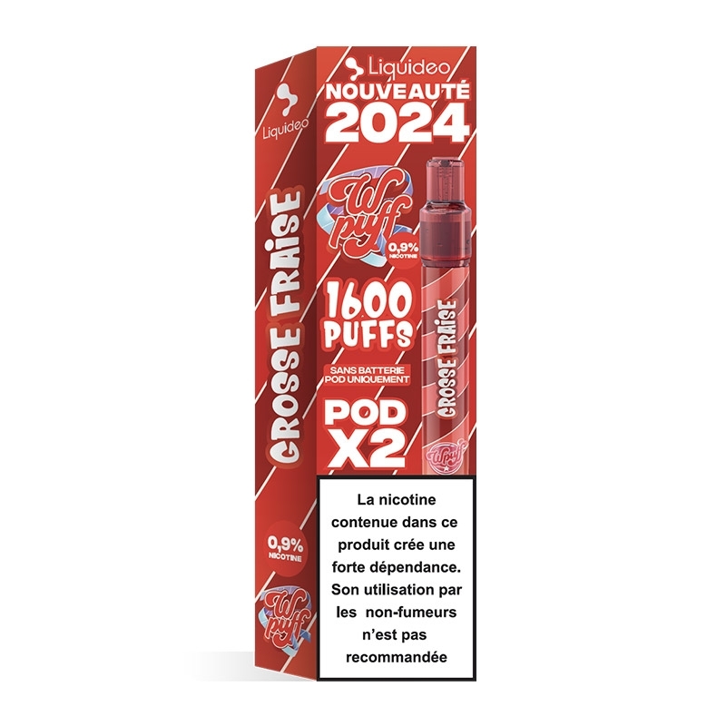 Wpuff 2.0 2 Pods Big Strawberry - Liquideo cheap