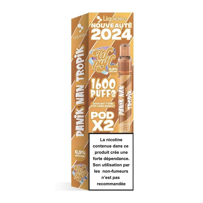 Wpuff 2.0 2 Pods saveur Panik Nan Tropik - Liquideo pas cher