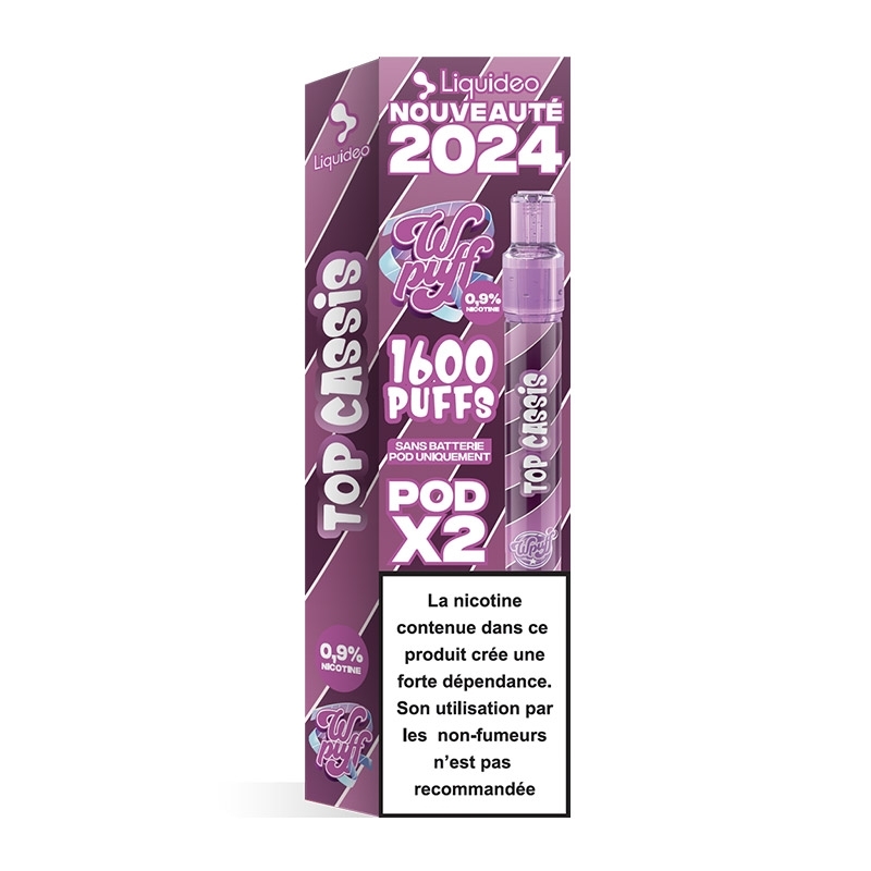Wpuff 2.0 2 Pods Top Blackcurrant - Liquideo cheap
