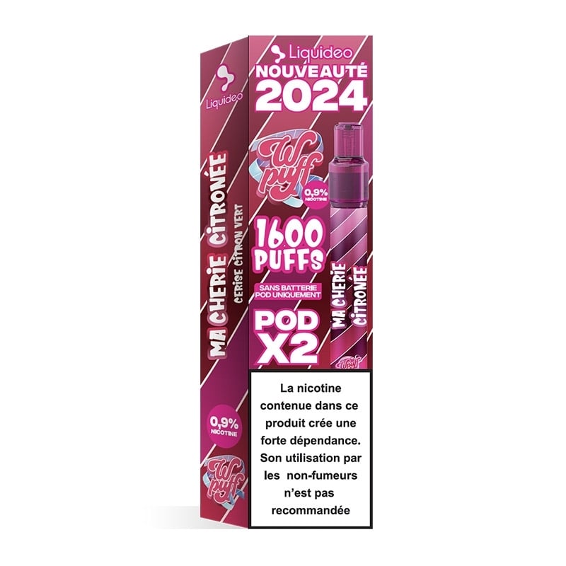 Wpuff 2.0 2 Pods saveur Ma chérie Citronnée - Liquideo pas cher