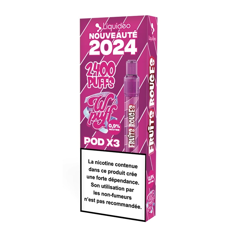 Wpuff 2.0 1 Battery + 3 Pods Red Fruits - Liquideo cheap