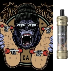 Cigarette électronique fine et plate Kit Magnum Skate Kong - Aspire pas cher