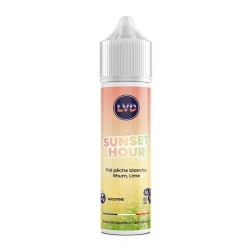 Thé Pêche Blanche Rhum Lime 50 ml Sunset Hour - Le Vapoteur Discount