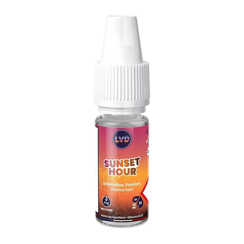 Grenadine Passion Poivre Noir 10 ml Sunset Hour - Le Vapoteur Discount